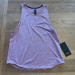 Lululemon Heather Red MEDIUM Men's License to Train Tank Top Quick Dry NWT 105